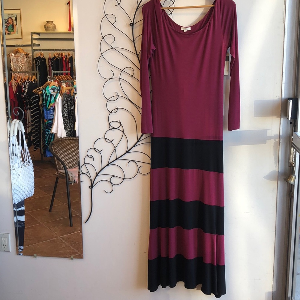Long sleeve maxi dress